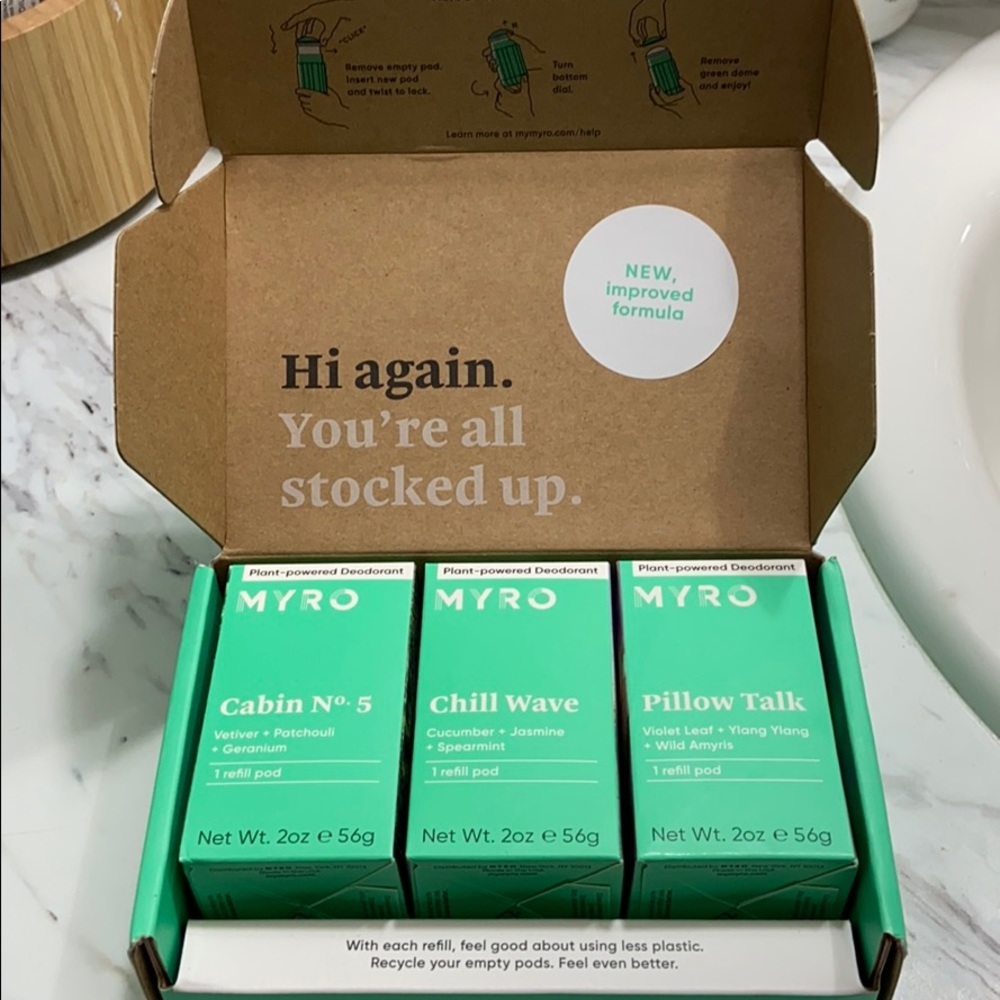 Myro natural deodorant